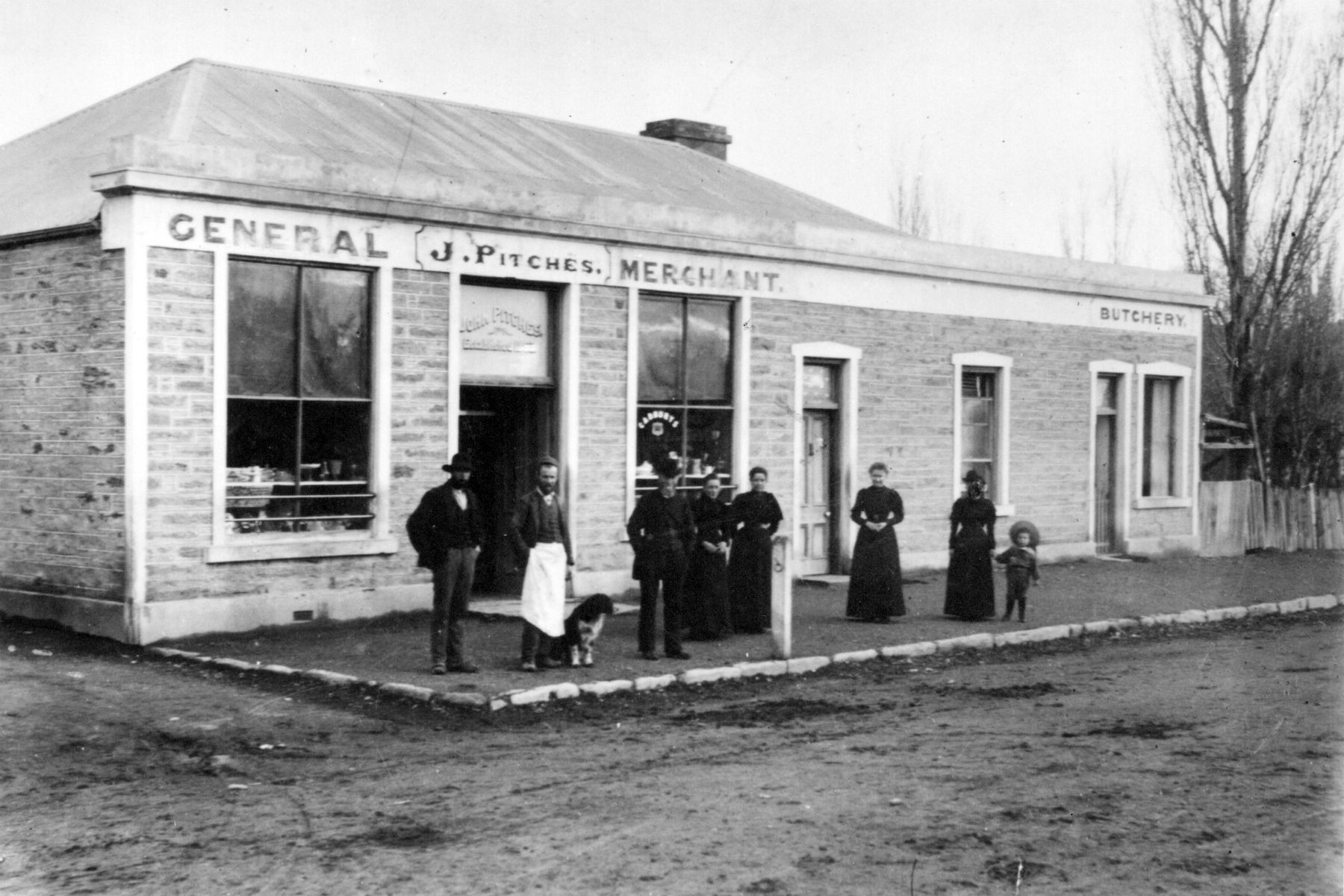 historical image of the Pitches Store